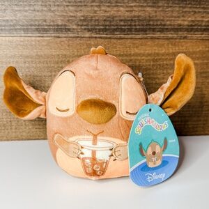 Disney Stitch NWT Squishmallow Scented Stitch Iced Coffee 5" Stuffed Plush